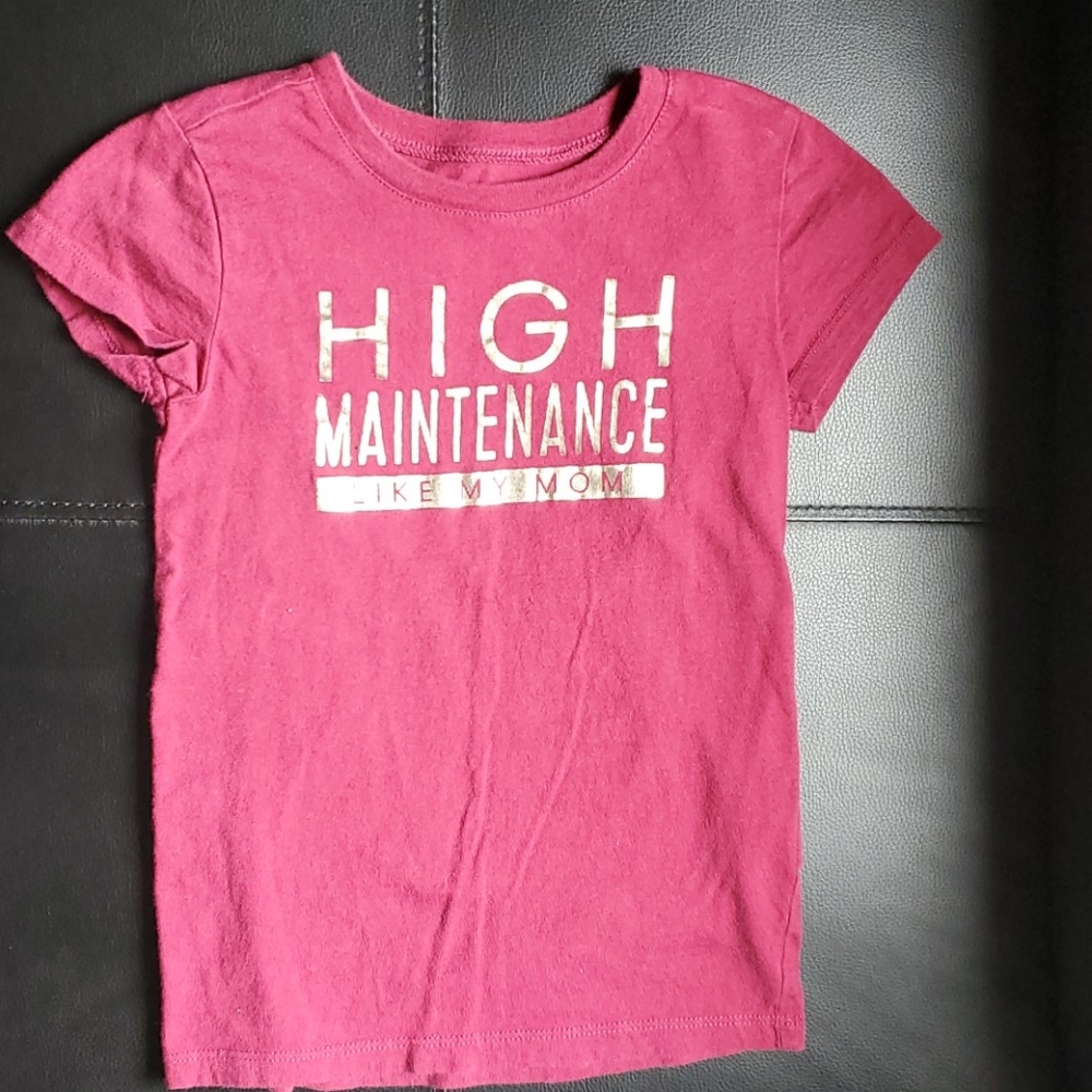 ⚡4/$25 "HIGH MAINTENANCE" KIDS TEE